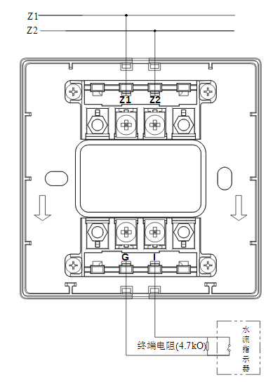 西藏西藏海湾消防GST-LD-8300B输入模块常开无源触点接线图